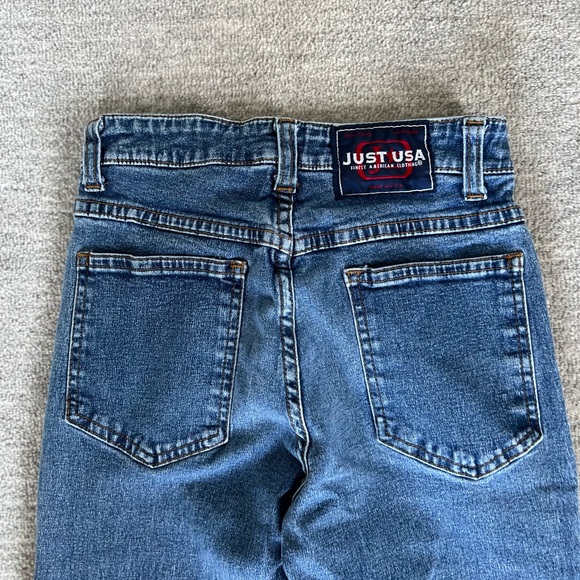 Just USA Vintage Bootcut Jeans Sz. Jr. 1 - Picture 5 of 7